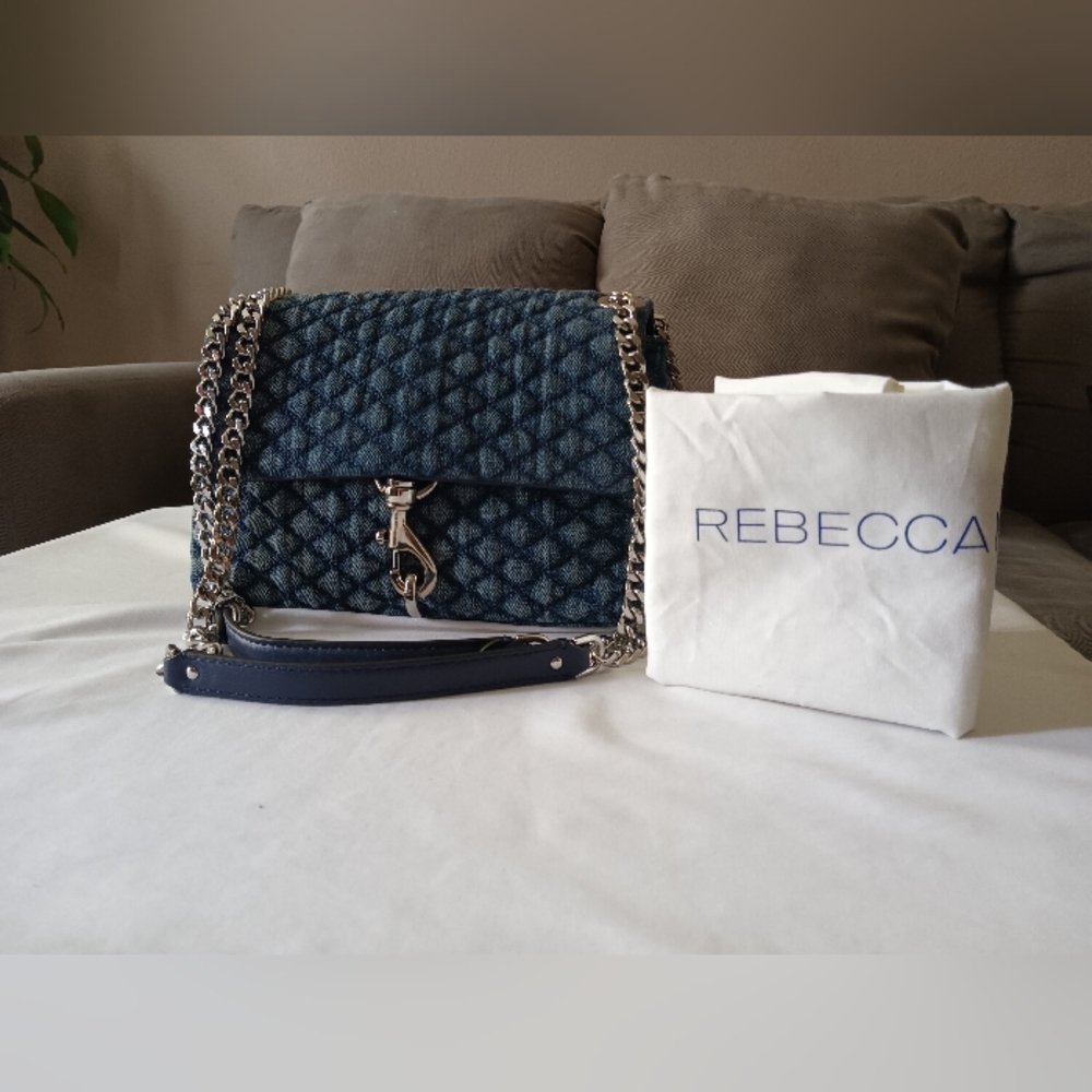 Rebecca Minkoff Navy Quilted Shoulder Bag